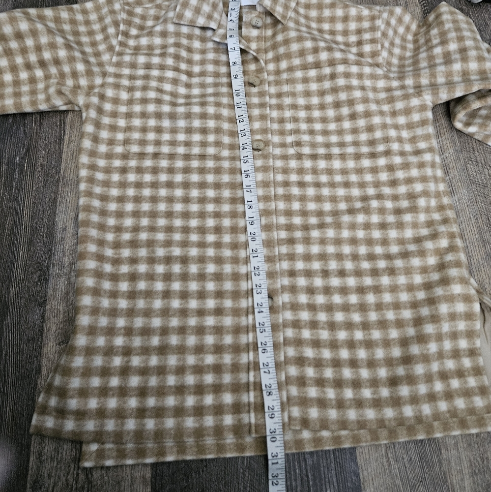 Frame Gingham Shacket - image 5